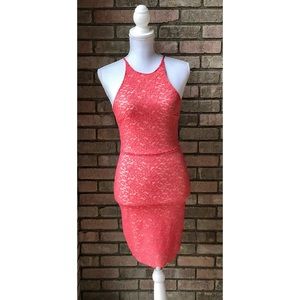 Soprano. Lace lined formal dress